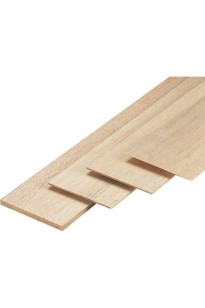 Delrey Balsa Levha 1 Metre 3,0 Mm 3lü
