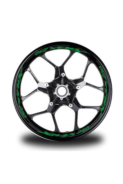 Xmax 250 Written 16-Piece In-Rim Lettering Sticker Label