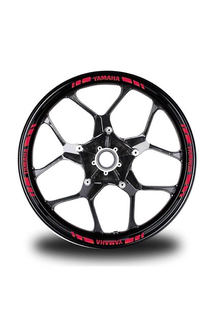 Yamaha Written Short Outer Stripe 16-Piece Single Color Wheel Rim Sticker Model