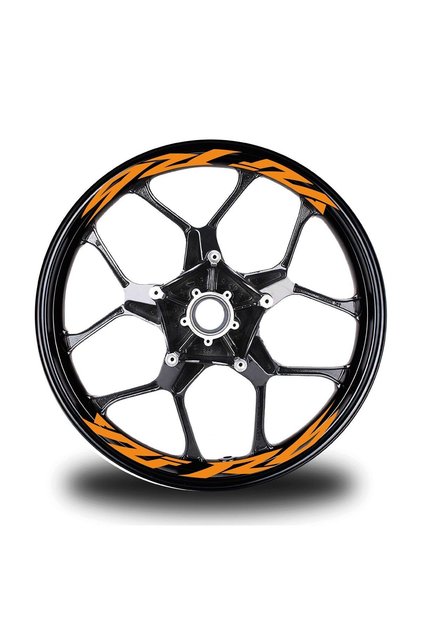 Yzf R6 Written 8 Piece Rim Lettering Sticker