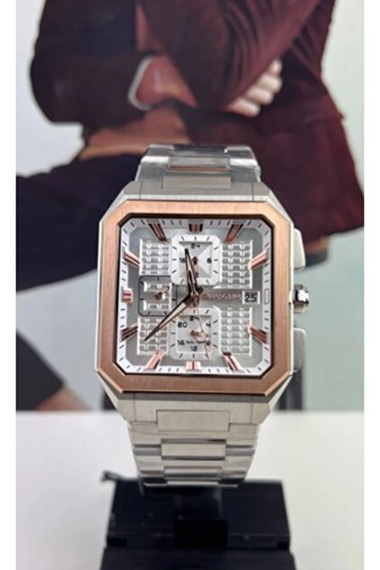 Pwg1174.530 Quartz Steel Grey Rectangular Case 42mm Men's Wristwatch