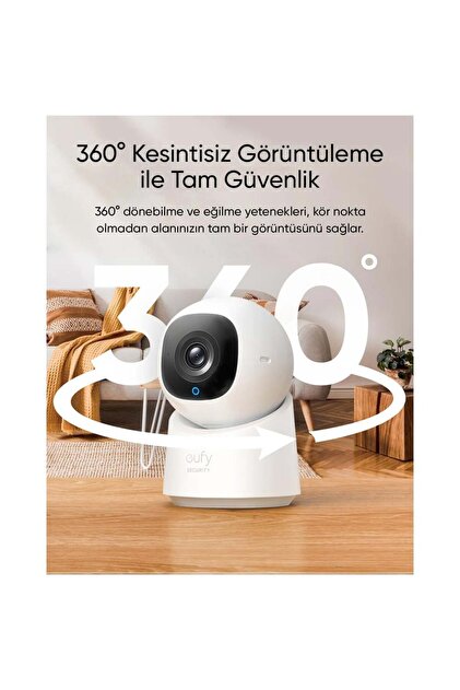Anker Eufy C210 360 KABLOSUZ IP KAMERA 1080P - T8419 - Fiyatı