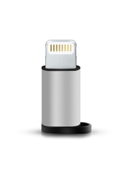 Micro To Lightning Çevirici Adaptör Gri