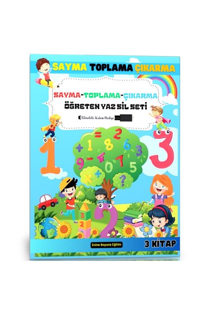 Okul Öncesi Sayma Toplama ve Çıkarma YAZ-SİL Kitabı