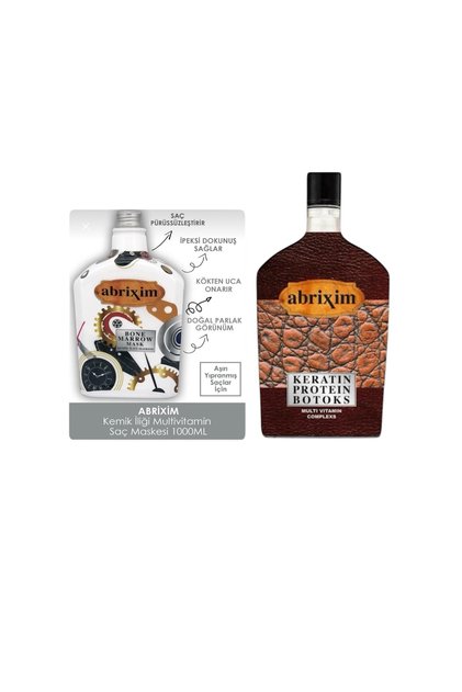 keratin protein ve botoks abrixim kemikiligi saç maskesi