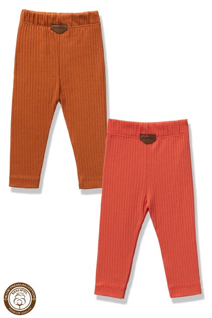 Premium 2-Piece Baby and Child Tights Set (100% Cotton)