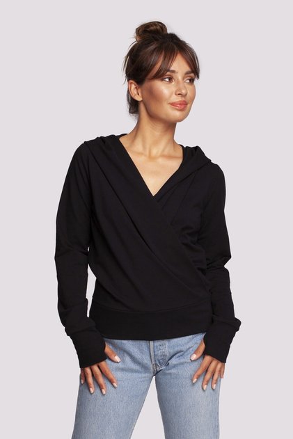 Hanorac în stil wrap