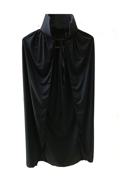 Black Collared Cape - Vampire Cape - Dracula Cape 90 cm