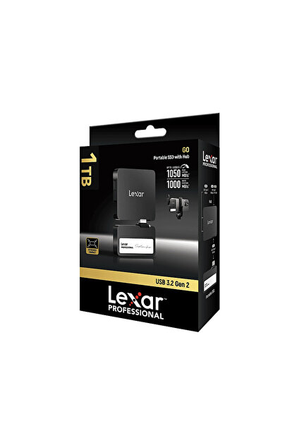 Lexar Professional Go 1TB 1050MB/sn Taşınabilir SSD Hub