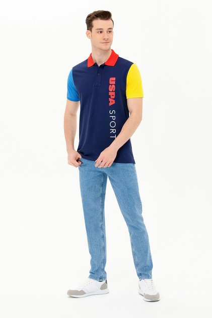 Navy Blue Men's Polo T-shirt T-midar