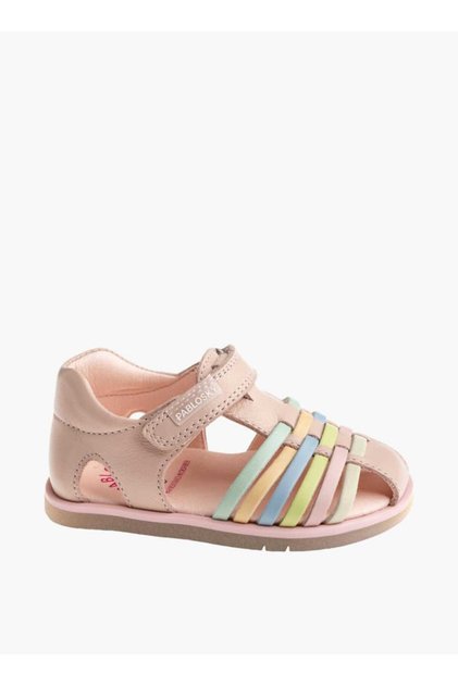 Girls' Strap Sandals with Hook and Loop Closure