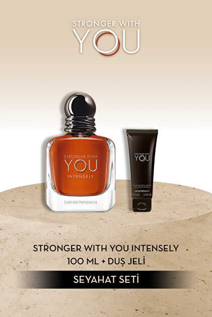 Emporio Armani Stronger With You Intensely Erkek Parfüm Seti 100