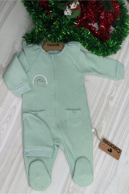 Barbosa Kız Bebek Trend Tulum %100 Pamuklu (0-3 AY /3-6 AY PATİKLİ & 6-9 AY / 9-12 AY PATİKSİZ) Sonbahar-Kış