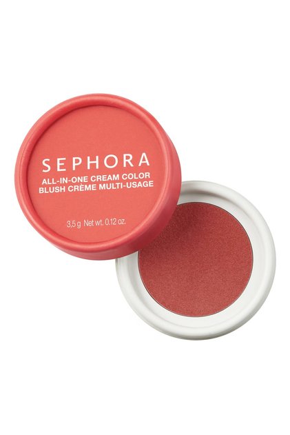 All-In-One Cream Color-Long-Lasting Intense Pigmented Shiny&Bright Finish Multi-Purpose Blush3.5G