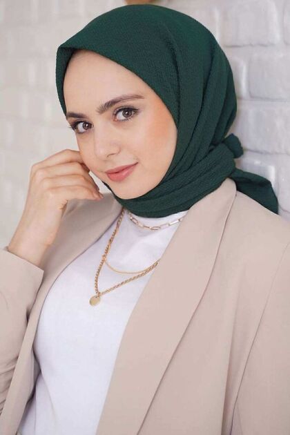 Kadın Testtür Mio Caz Eşarp Hijap Modeli