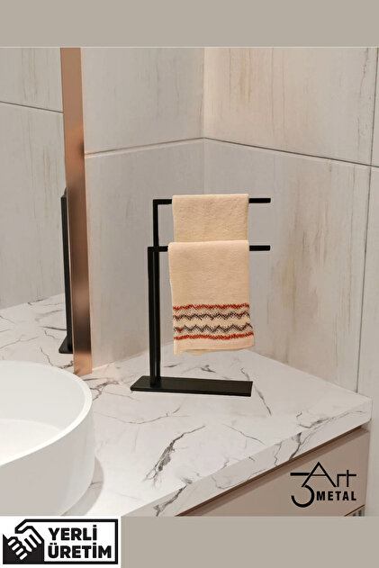Modern Havlu Askısı - Banyo Askısı - Ayaklı Askı - Tuvalet Kağıtlığı - Kağıt Havlu Askısı