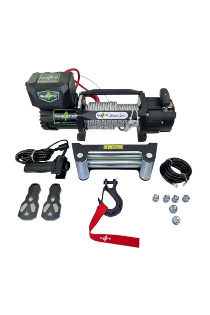 13500LB ÇELİK HALATLI VİNÇ 12V