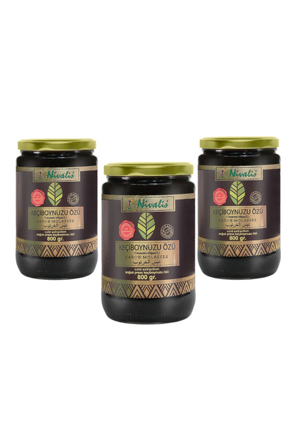 Keçiboynuzu Özü 800 gr X 3 Adet Soğuk Sıkım