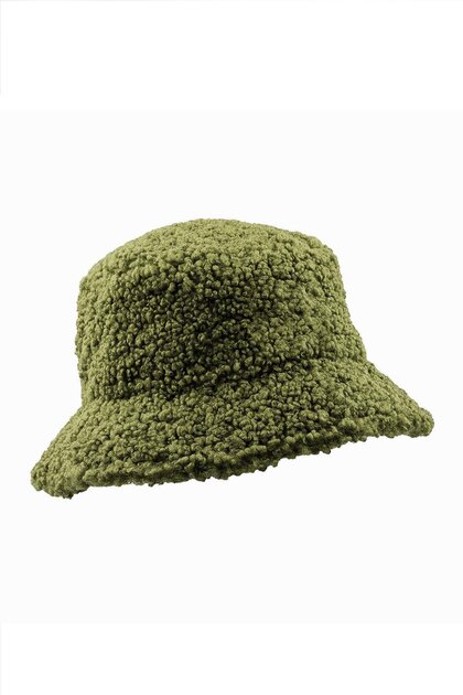 Women's Khaki Winter Fisherman Bucket Hat