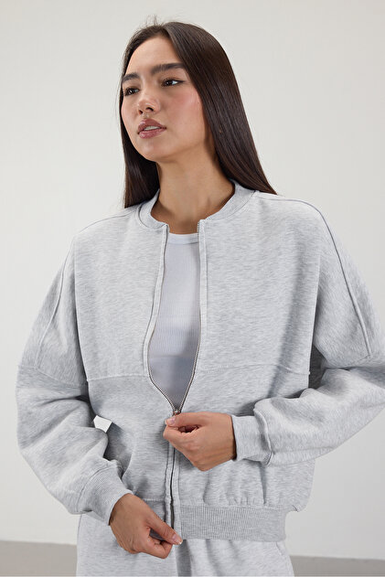 Addax Fermuarlı Şardonlu Sweatshirt H11021-j7 - Fiyatı, Yorumları