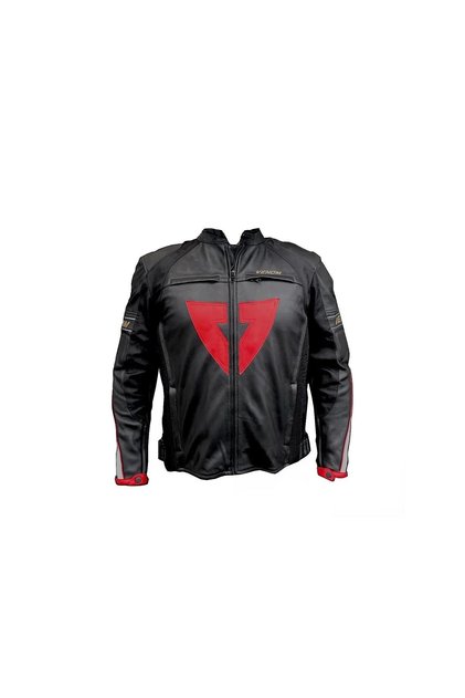 D1 Leather Jacket, Inner Lining Protected Motorcycle Jacket (Fitted to Size, Order One Size Bigger)