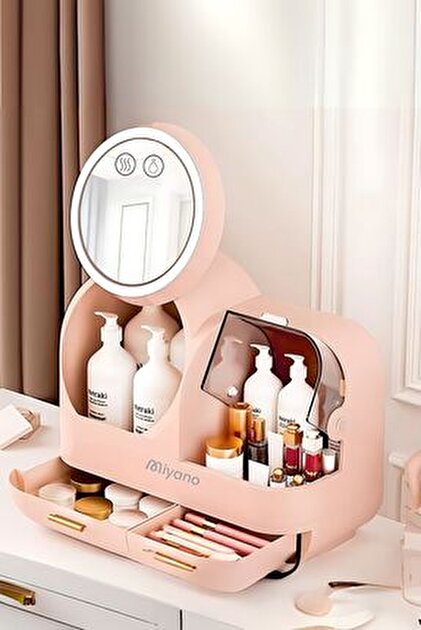 Miyano S50 Plus Pembe 5 İn 1 Makyaj Organizer Seti - Fiyatı, Yorumları