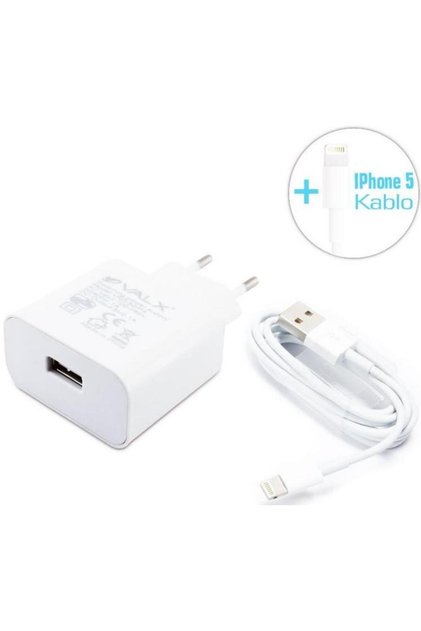 5v 2.1a Usb Adaptör Iphone 5 Lightning Kablo