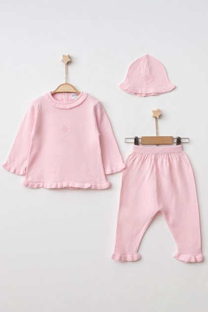 Knitwear Dotted Girl Suit 4029