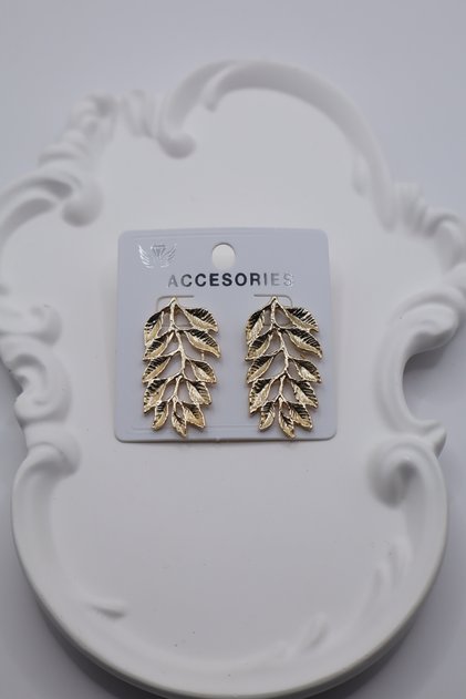 Leaf Branch 4cm Women Earrings