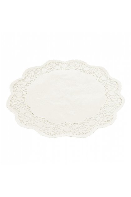Dolphin Paper Bowl Coaster Round Lace 18 cm (100 Units)