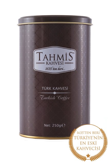 Türk Kahvesi Orta Kavrulmuş 250 gr Teneke Kutu 1635'ten Beri