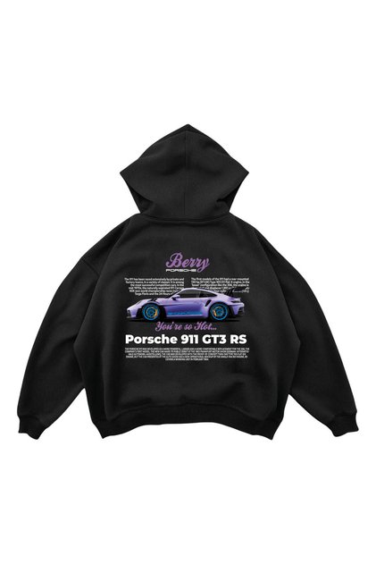 Porsche gt3rs design printed premium hoodie oversize sweatshirt