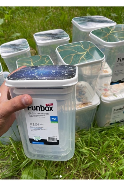 4AFACANÇEKİRGE 4 lü funbox saklama kabı - Fiyatı, Yorumları