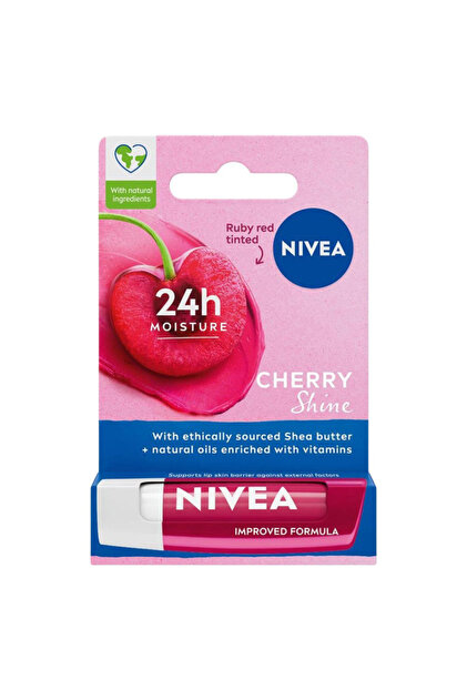 NIVEA CHERRY SHİNE DUDAK BAKIM KREMİ 4,8G