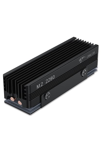 CL-SSD V3 Black COOLLEO M.2 2280 SSD Heat Sink with 14.8W/ Thermal Pad 2 Heat Pipes Solid State Driv