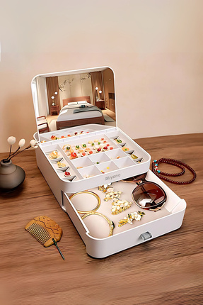 Miyano S50 Plus Pembe 5 İn 1 Makyaj Organizer Seti - Fiyatı, Yorumları