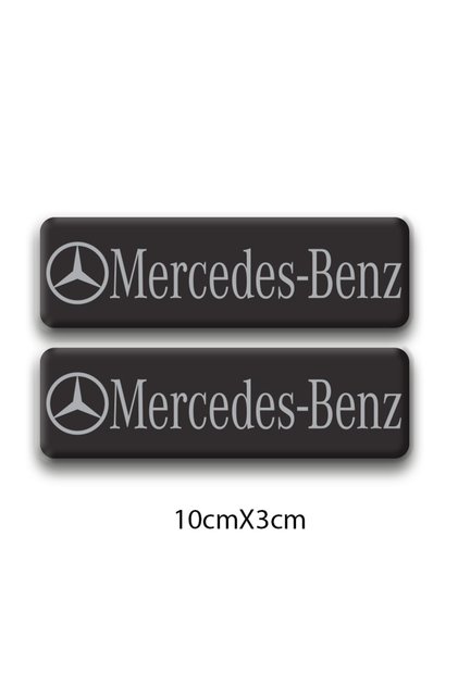 OTOMOBİL MERCEDES 3D DAMLA 2'Lİ LOGO 4