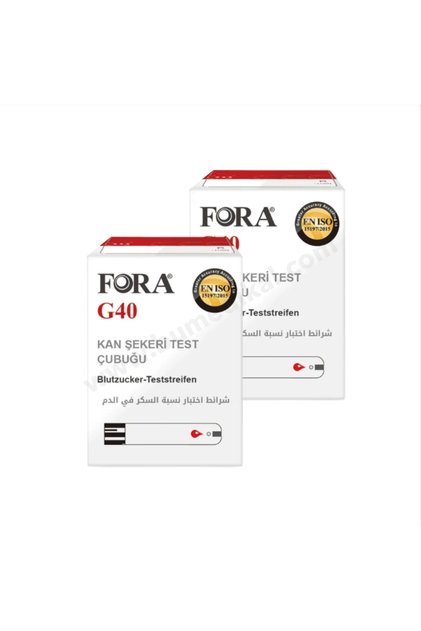 G40 Şeker Strip/Çubuk 50'li x 2 Kutu - 100 adet Son Kullanım Tarihi: 31.06.2026