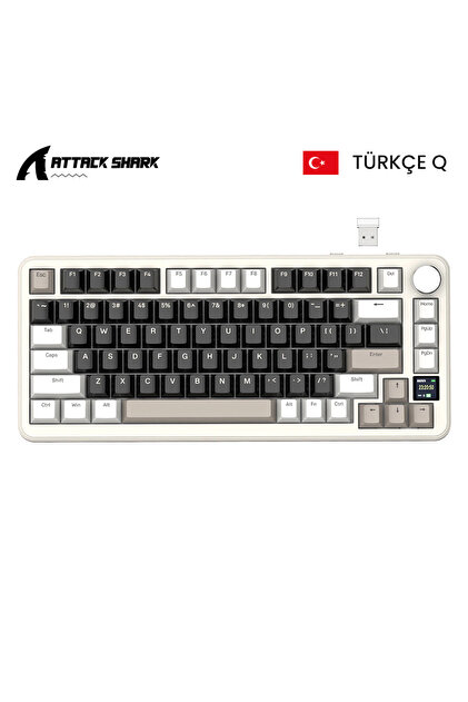 Meyer Gaming Attack Shark X85 PRO 2.4G Wireles/Bluetooth/USBC