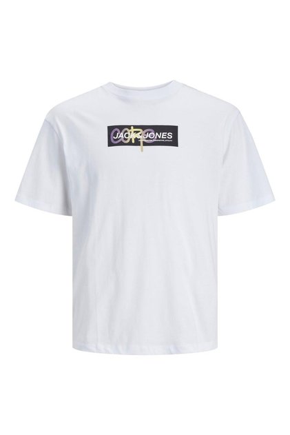 JCOAOP PRINT TEE SS CREW NECK White