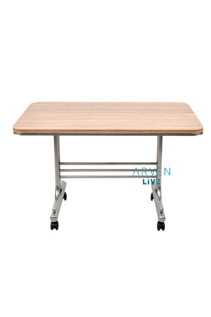 Live Tekerlekli Orta Sehpa Metal Ayaklı Masa 60x100 (Belly Renk)