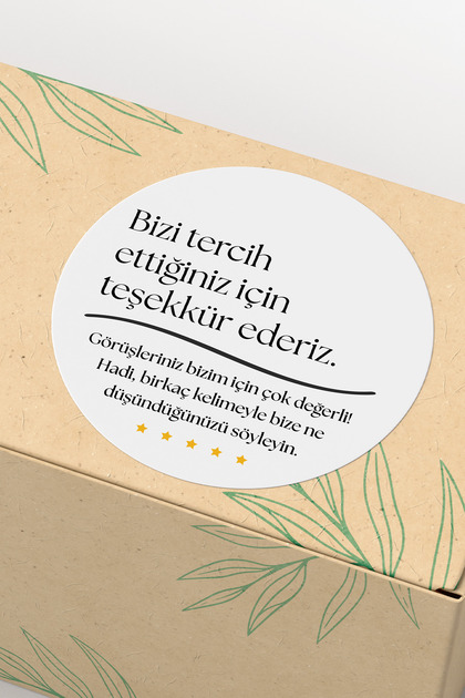 Product Assessment Written Packaging Shipping Label - 4X4Cm 68Pcs