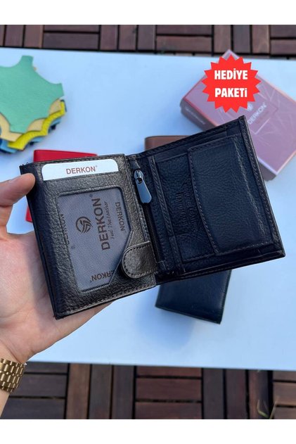 Monaco Genuine Leather Men's Wallet Brown