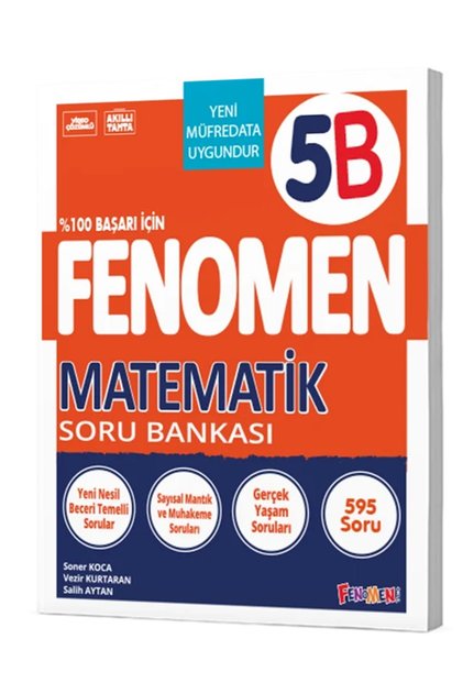 2024-2025 Müfredat Yeni Nesil 5.Sınıf B Serisi Matematik Soru Bankası
