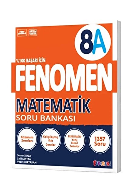 Gama Yayınları 8 Sınıf Fenomen Matematik A Soru Bankası Gama Yay