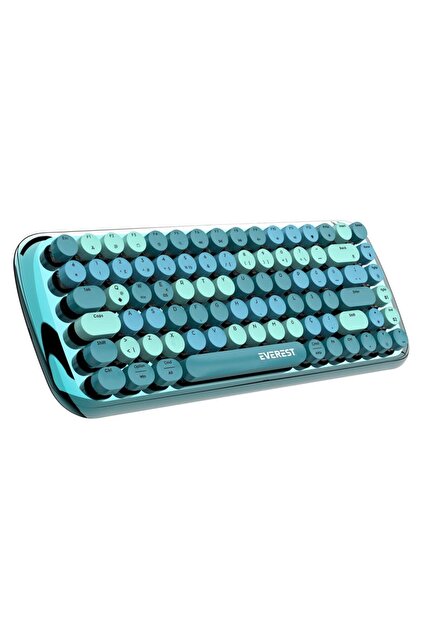 Everest Kb-bt09 Parry Renkli Tuşlu Mavi Bluetooth 2.4ghz Q