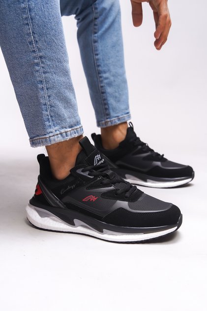 Reimdeyr Men's Sneakers 00124858 Black and White