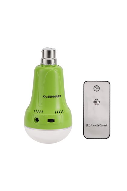 Rechargeable Led Bulb with Remote 5W- Solar Socket 2400mAh Battery