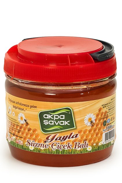 Akpa Şavak Süzme Çiçek Balı (Şekersiz) 1000 gr