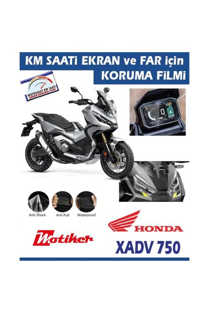 Honda X-ADV750 Motosiklet Far ve Ekran Km Koruyucu 2021 - 2024 Yıl Uyumlu